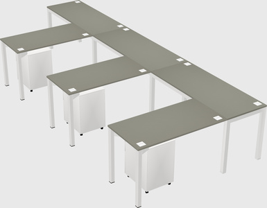L-shaped desk
