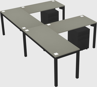 L-shaped desk