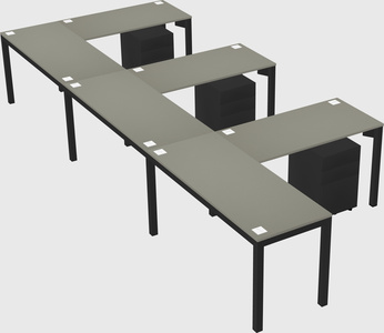 L-shaped desk