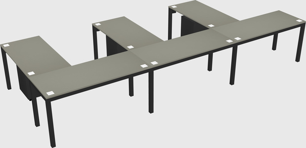 L-shaped desk