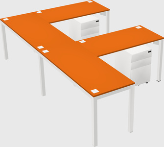 L-shaped desk