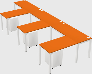 L-shaped desk