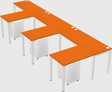 L-shaped desk