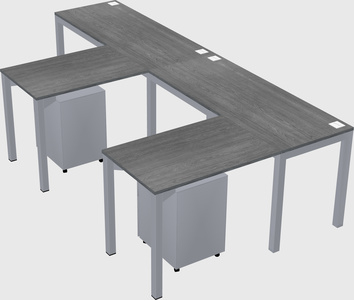 L-shaped desk