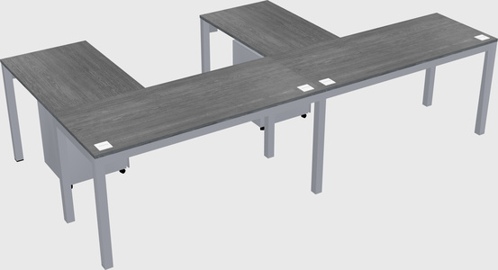 L-shaped desk