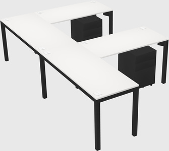 L-shaped desk