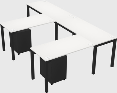 L-shaped desk