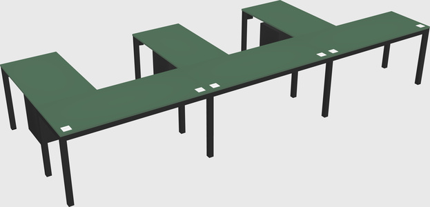 L-shaped desk