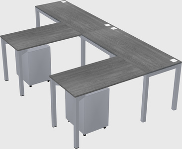 L-shaped desk