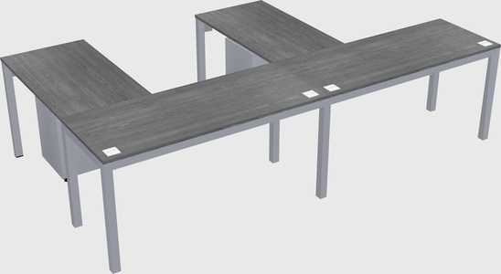 L-shaped desk