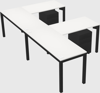 L-shaped desk
