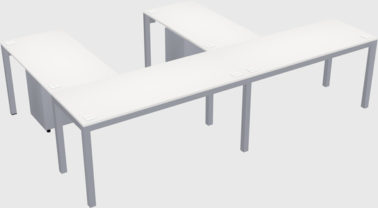 L-shaped desk