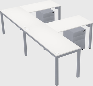 L-shaped desk