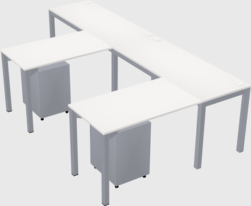 L-shaped desk