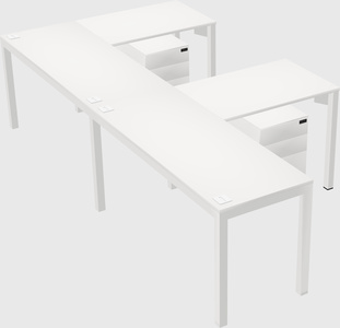 L-shaped desk