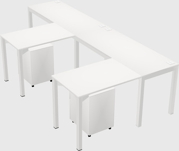 L-shaped desk