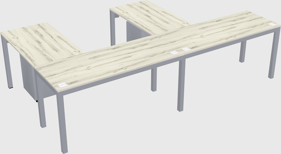 L-shaped desk