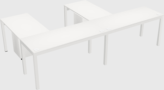 L-shaped desk