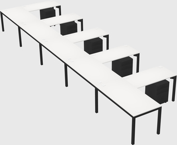 L-shaped desk