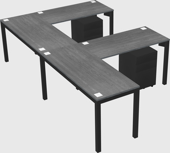 L-shaped desk