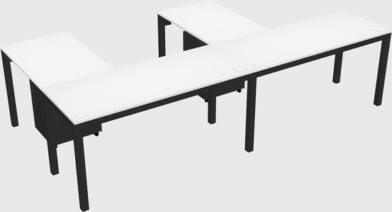L-shaped desk
