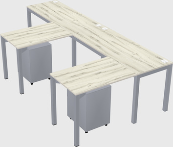 L-shaped desk
