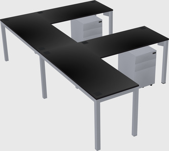 L-shaped desk