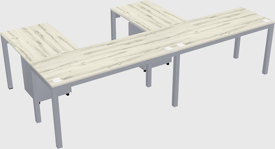 L-shaped desk