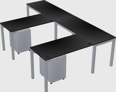 L-shaped desk