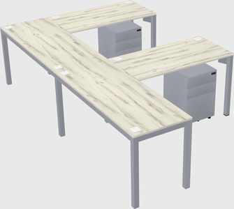 L-shaped desk