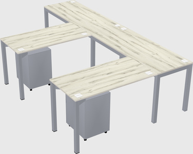 L-shaped desk