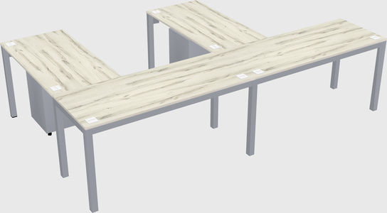 L-shaped desk