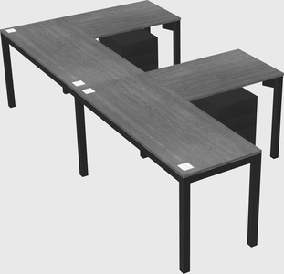 L-shaped desk