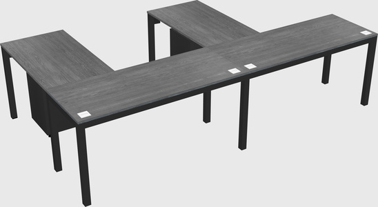 L-shaped desk