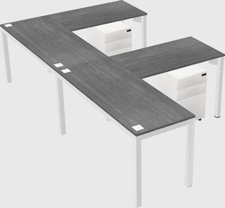 L-shaped desk