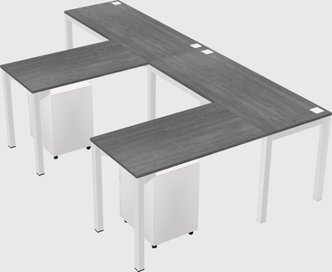 L-shaped desk