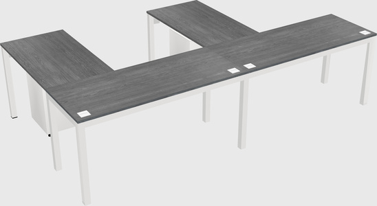 L-shaped desk