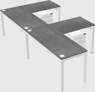 L-shaped desk