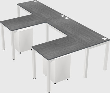 L-shaped desk