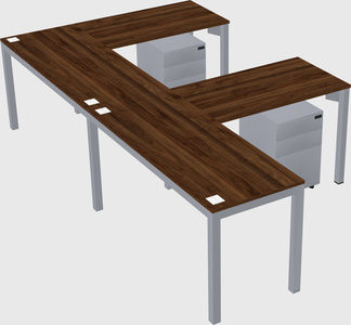 L-shaped desk