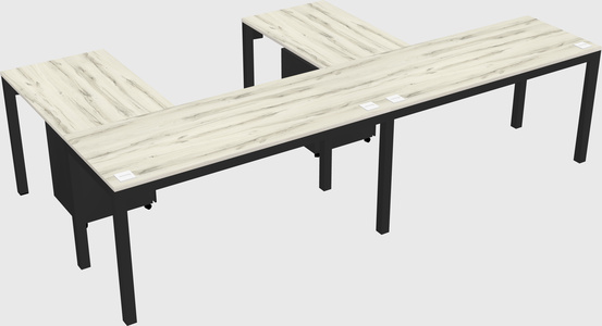 L-shaped desk