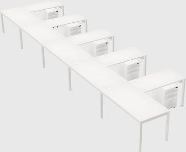 L-shaped desk