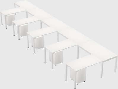 L-shaped desk