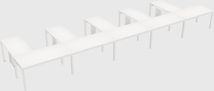 L-shaped desk