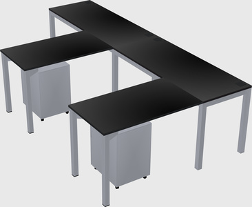 L-shaped desk