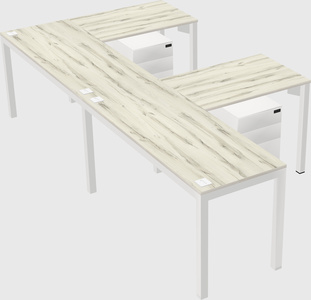 L-shaped desk