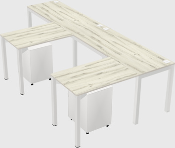 L-shaped desk