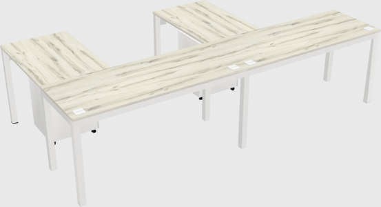 L-shaped desk
