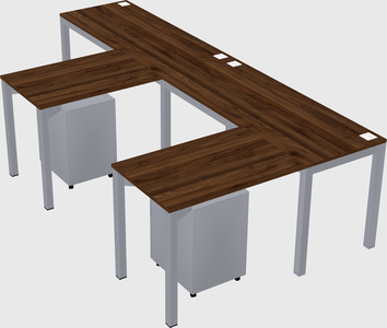 L-shaped desk