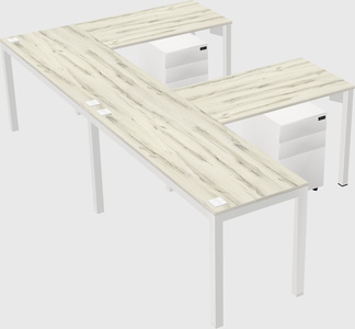 L-shaped desk